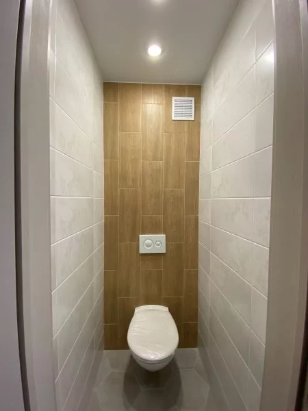 Капитальный ремонт ванной комнаты и санузла современный минимализм  | Абада